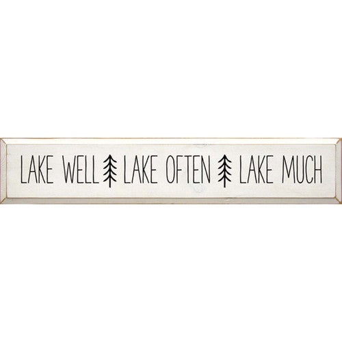 Lake Well White Wall Art