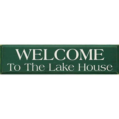 Lake House Welcome Wall Art