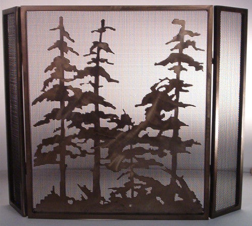 Majestic Pines Fireplace Screen