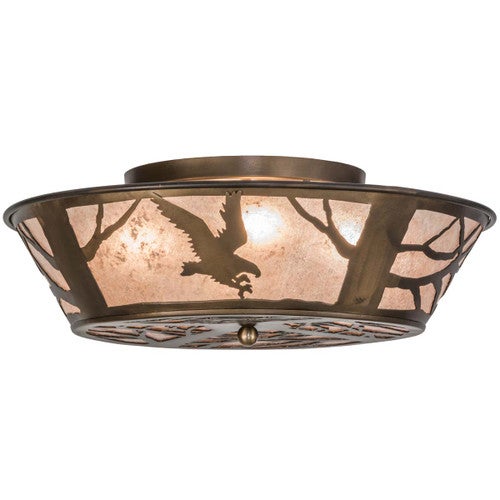Soaring Eagle Flush Mount Ceiling Light