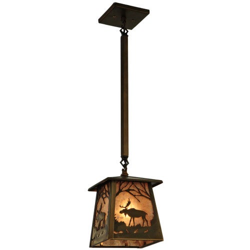 Sunrise Moose Pendant Light