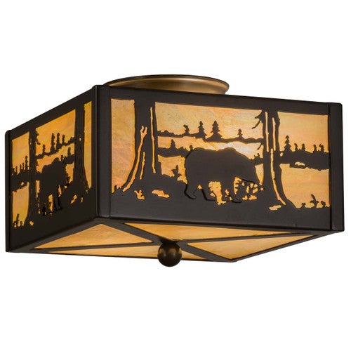 Lakeview Bear Flush Mount Ceiling Light