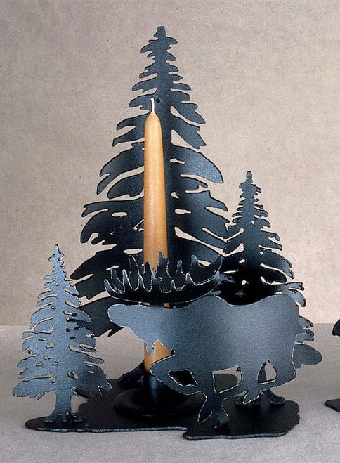 Majestic Moose Candle Holder