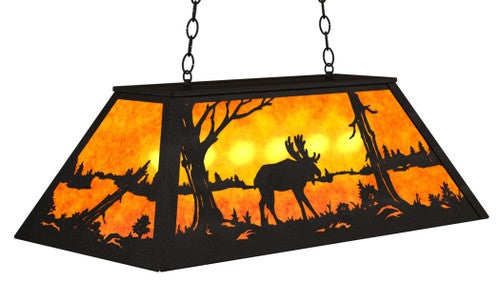 Golden Moose Oblong Pendant Light