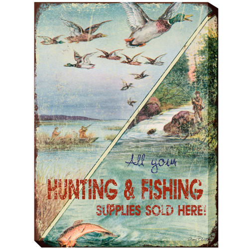 Bait & Tackle Canvas Art