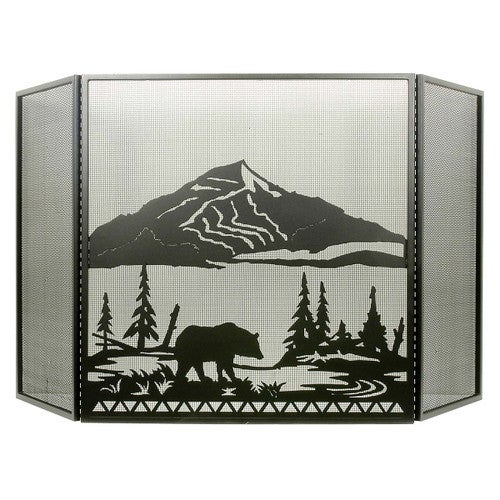 Bear Mountain Fireplace Screen