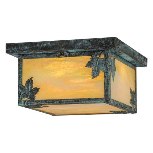Green Maple Flush Mount Ceiling Light