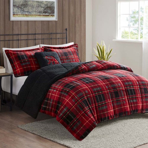 Cabin Plush Comforter Set - King