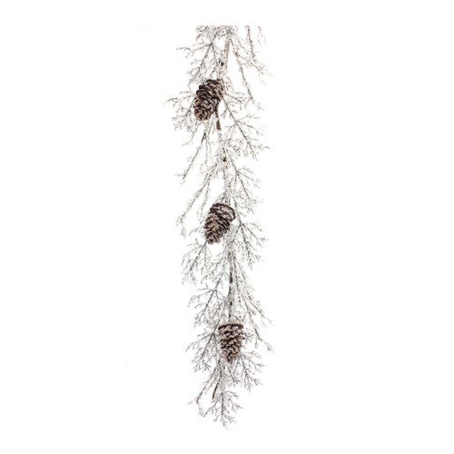 Frosted Twig & Pinecone Garland Frosted Twig & Pinecone Garland