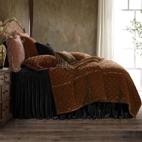 Midnight Velvet Bed Set - Queen
