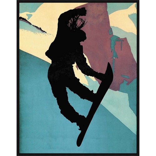 Backcountry Snow Air Wall Art - Girl
