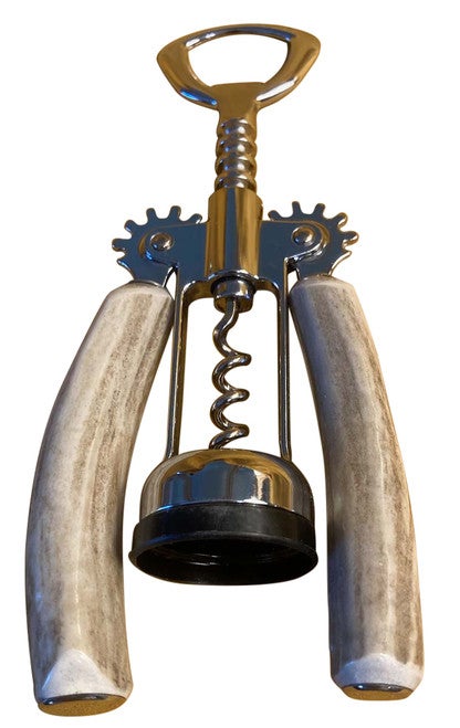 Antler Corkscrew and Bottle Opener