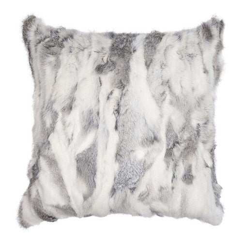 Gray Pieced Rabbit Pillow - 20 x 20