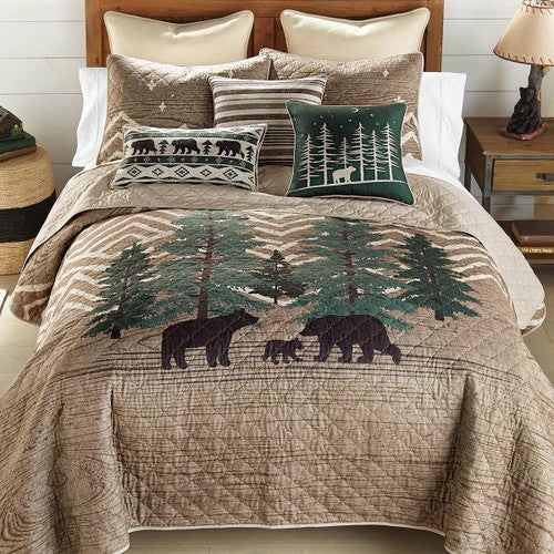 Cascade Mountain Bears Bedding - CLEARANCE