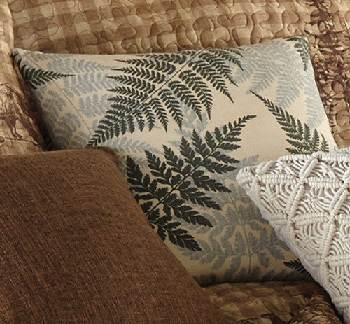 Fern Fronds Accent Pillow