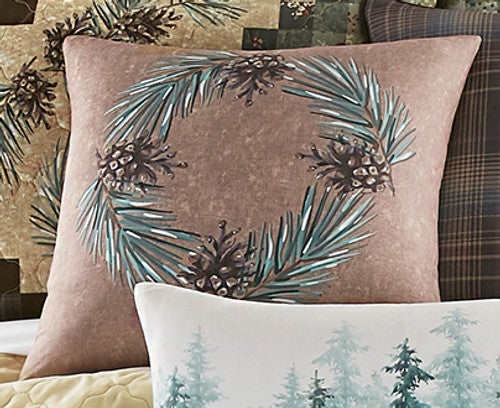 Pinecone Wreath Pillow