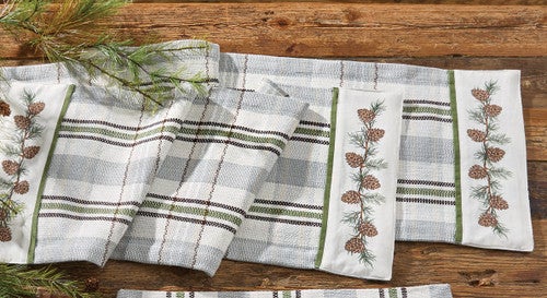 Pinecone Meadow Table Runner - 54 Inch