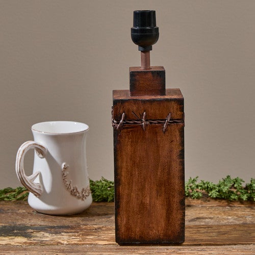 Barbed Wire Table Lamp Base Barbed Wire Table Lamp Base