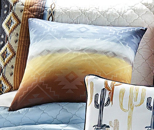 Desert Horizon Abstract Pillow - CLEARANCE