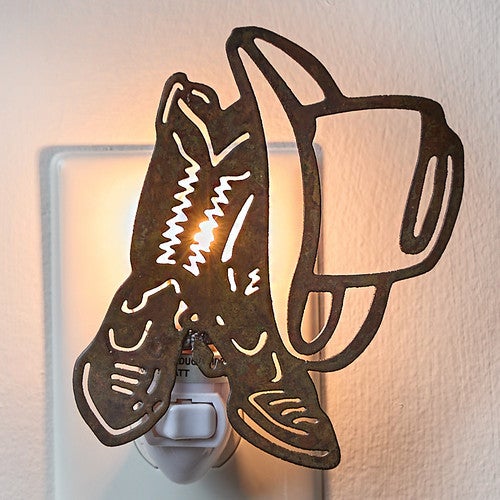 Cowboy Boots & Hat Nightlight