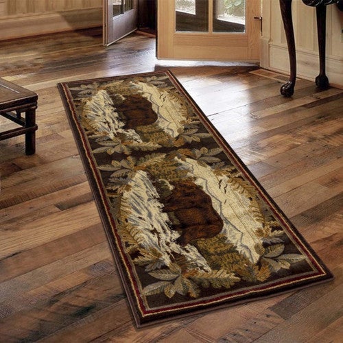 Streamside Hunt Cabin Rug - 3 x 7