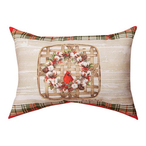 Cotton & Holly Cardinal Indoor/Outdoor Pillow