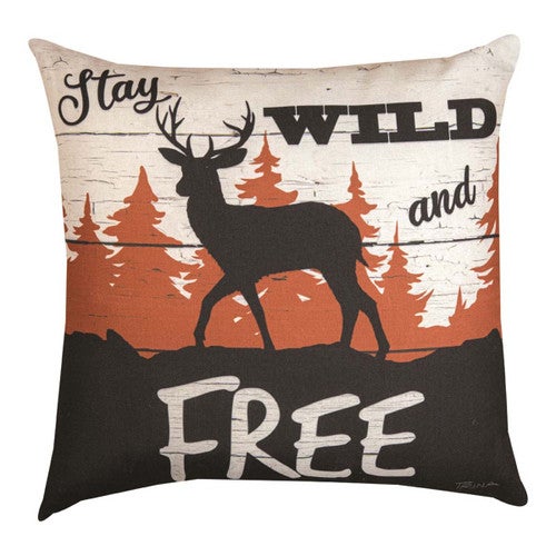 Woodland Living Indoor/Outdoor Pillow - Deer