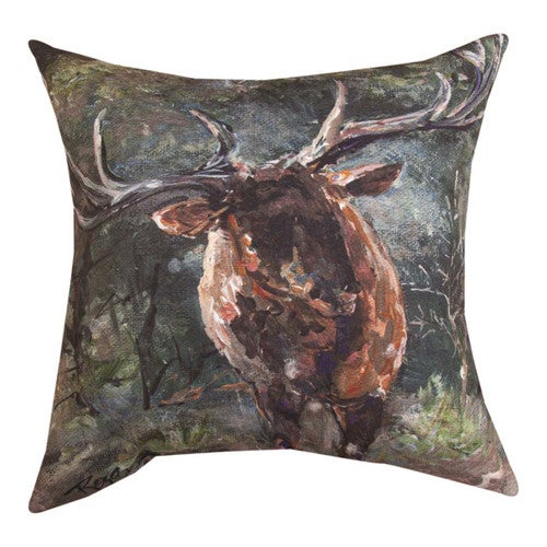 Majestic Forest Stag Indoor/Outdoor Pillow