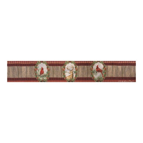 Deer & Holly Holiday Table Runner