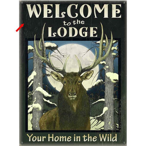 Elk Lodge Personalized Wall Art