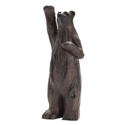 Rustic Greeting Bear Sculpture