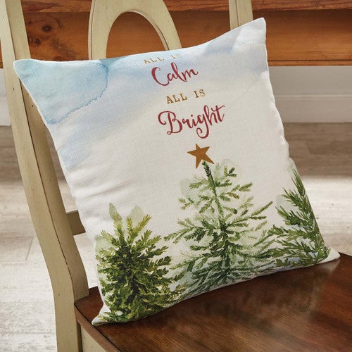 Calm & Bright Feathered Pillow