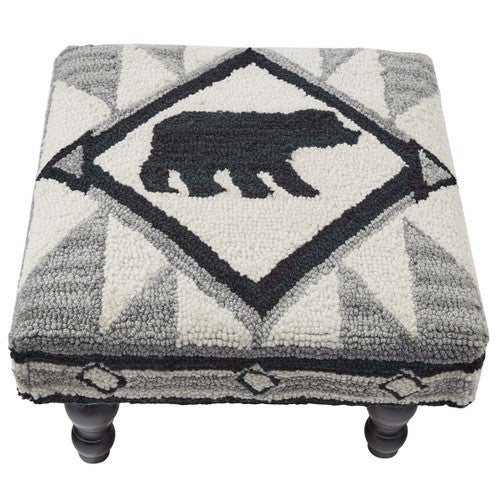 Stone Mountain Bear Hooked Stool