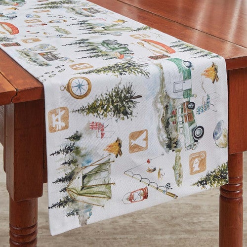 Outdoor Explorer Table Runner - 54 Inch