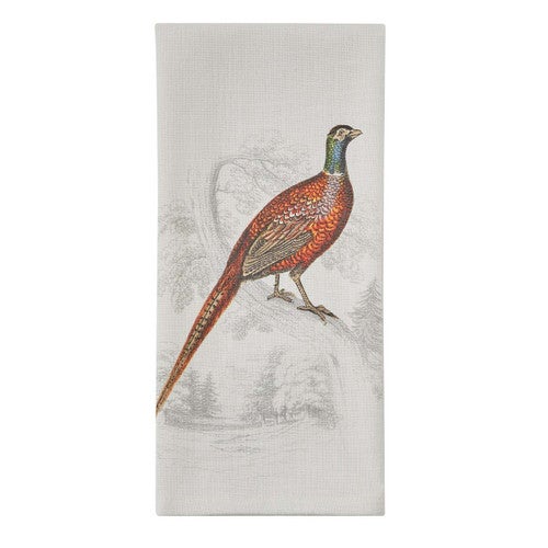 Roosting Pheasant Dishtowels - Set of 4