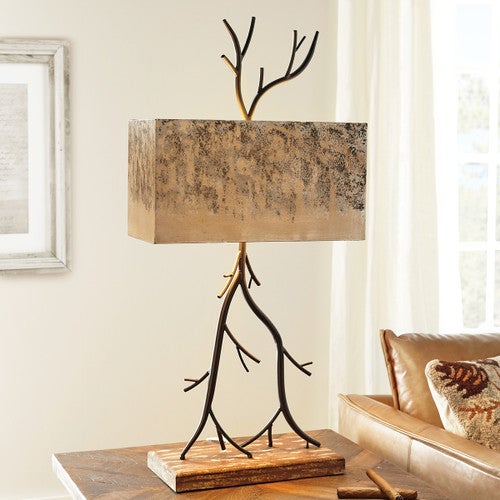 Modern Birch Twig Table Lamp - OVERSTOCK