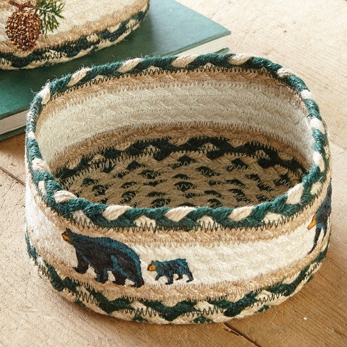 Forest Bears Braided Basket