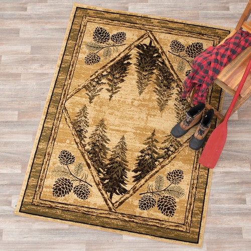 Woodland Serenity Rug - 5 x 7