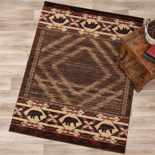 Durango Bear Rug - 8 x 10