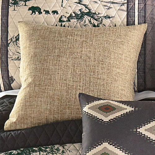 Flax Weave Accent Pillow
