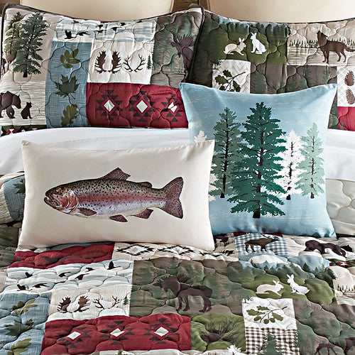 Woodland Wildlife Decorative Pillows - Set of 2