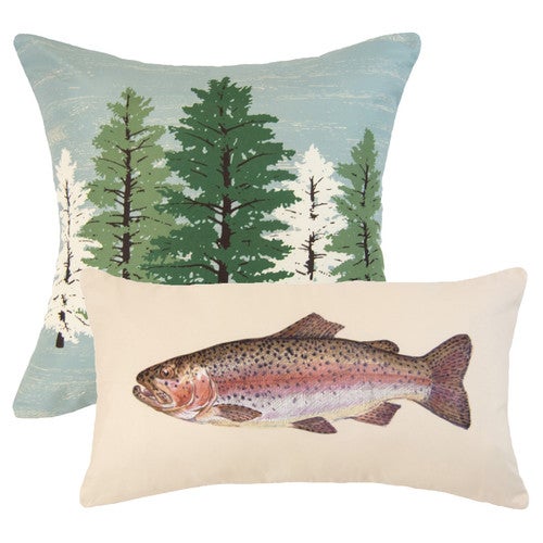 Woodland Wildlife Decorative Pillows - Set of 2