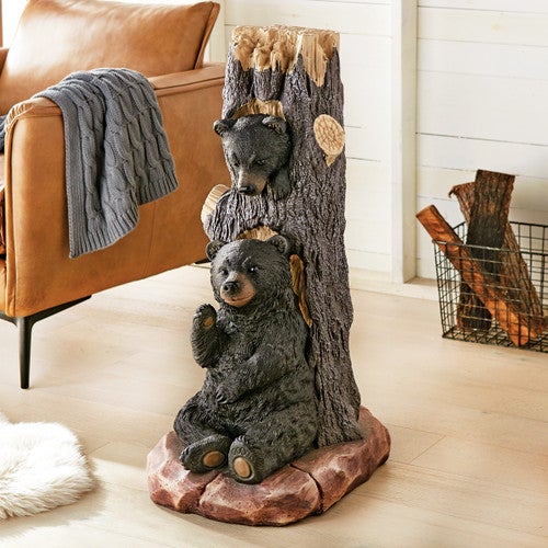 Climbing Bear Cubs Tree Sculpture - CLEARANCE