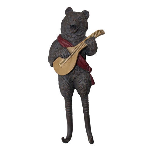 Mandolin Bear Dual Wall Hook