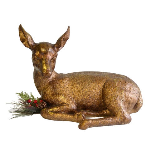 Peaceful Fawn Figurine