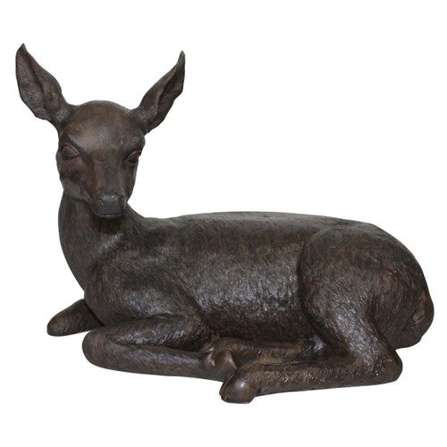 Laying Fawn Figurine