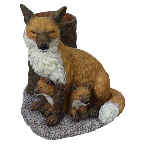 Red Fox Family Planter