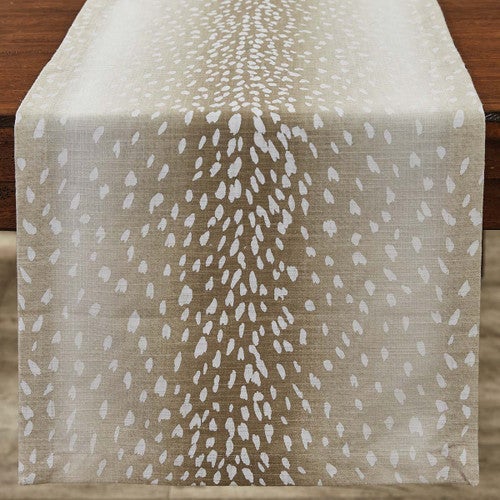 Faux Fawn Hide Table Runner