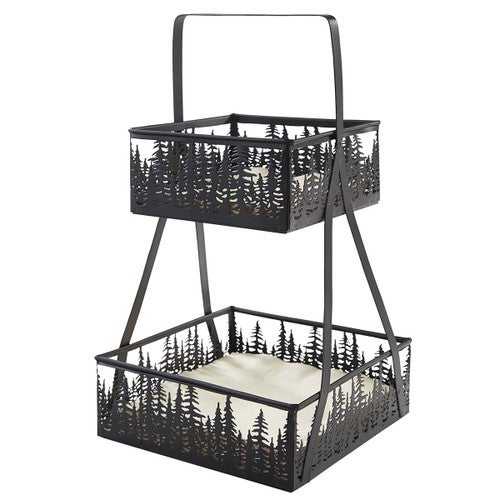 Pine Lookout Two-Tier Napkin Holder