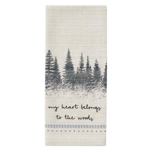 Woodsy Trees Dishtowels - Set of 2
